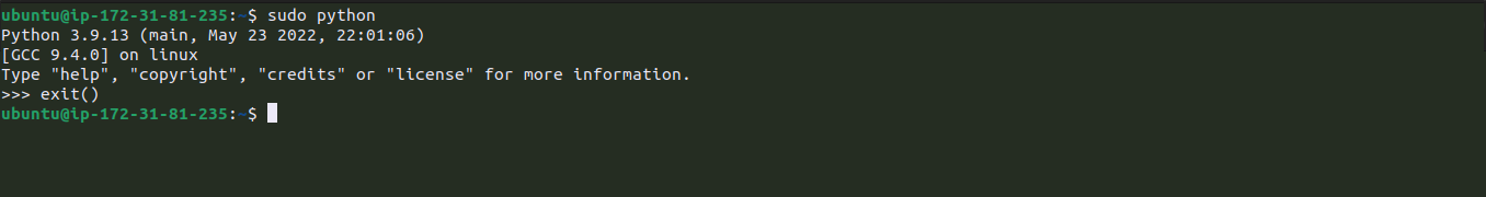 Ubuntu Server With Python3 9 Ubuntu22 04 — deployment guide screenshot 2